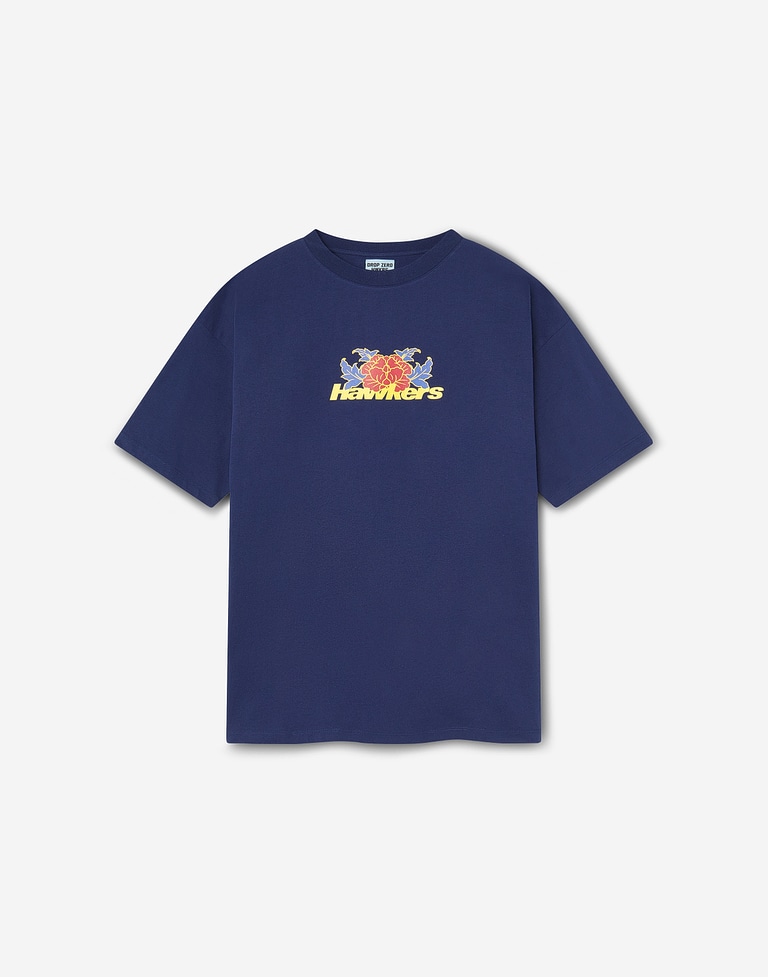 TEES Hawkers213 BLOSSOM TEE - Navy