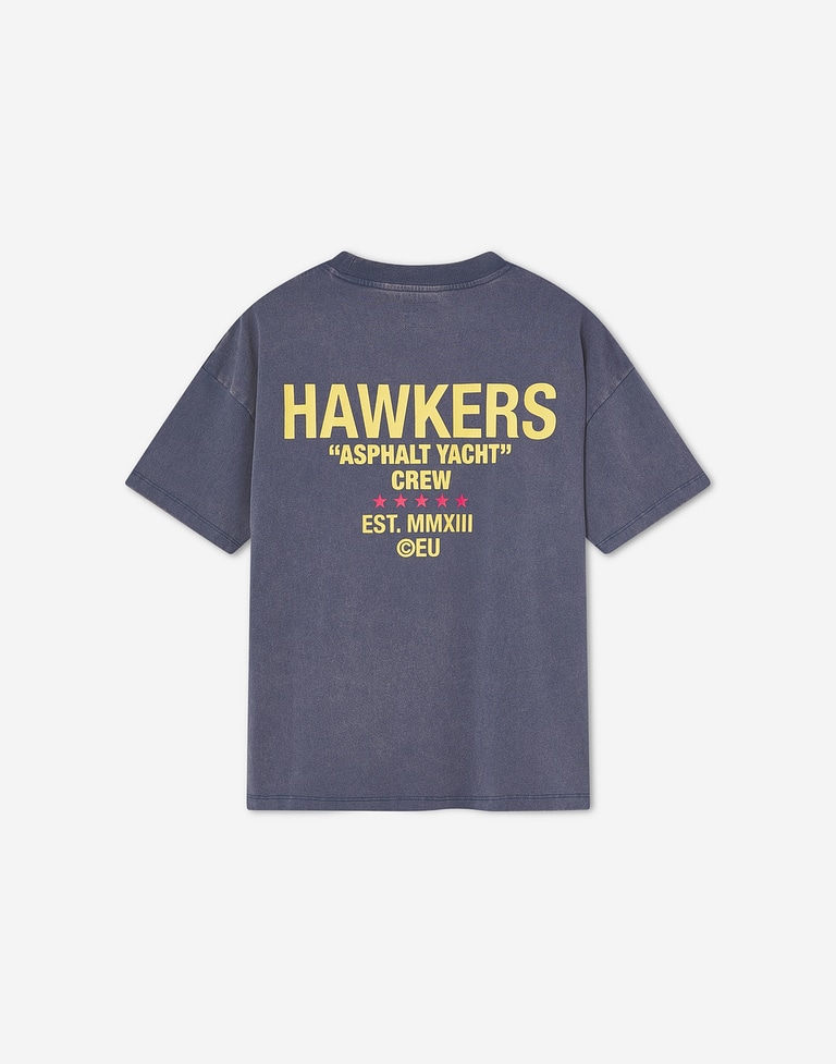TEES Hawkers213 FAST CARS TEE - Washed Navy