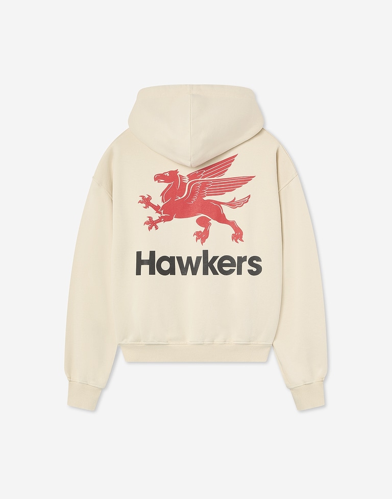 HOODIES Hawkers213 GAS HOODIE - Washed Ecru