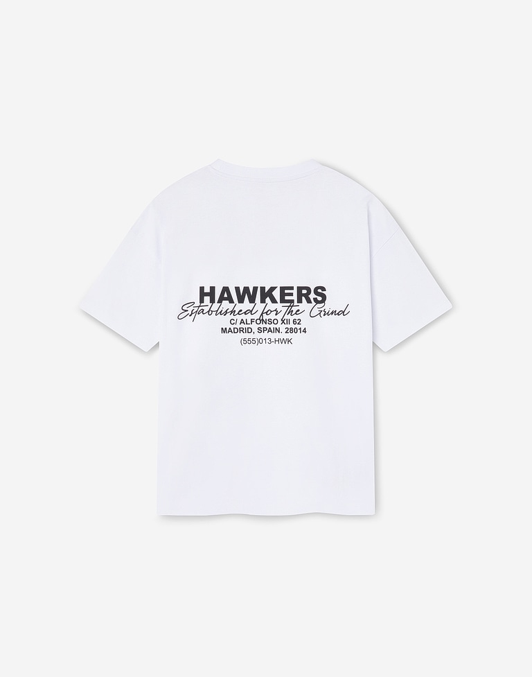 TEES Hawkers213 GRIND TEE - White