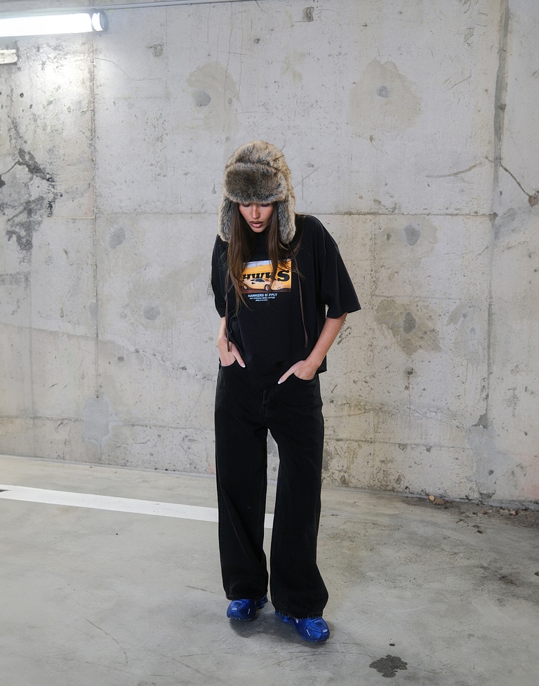 TEES Hawkers213 CARGO TEE - Black