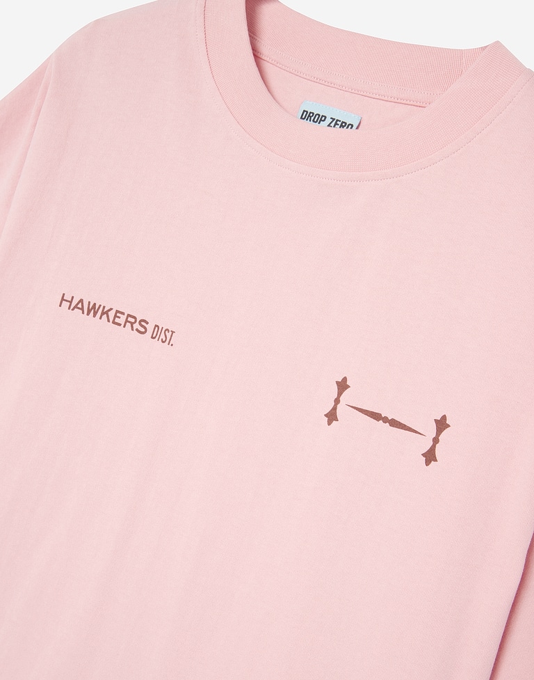 TEES Hawkers213 CITY TEE - Pale Pink