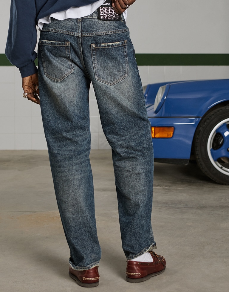 PANTS Hawkers213 STRASS DENIM - Indigo