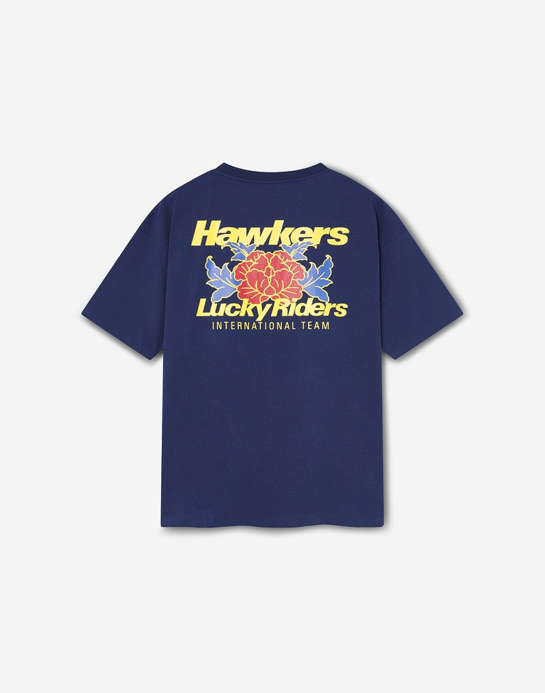 TEES Hawkers213 BLOSSOM TEE - Navy