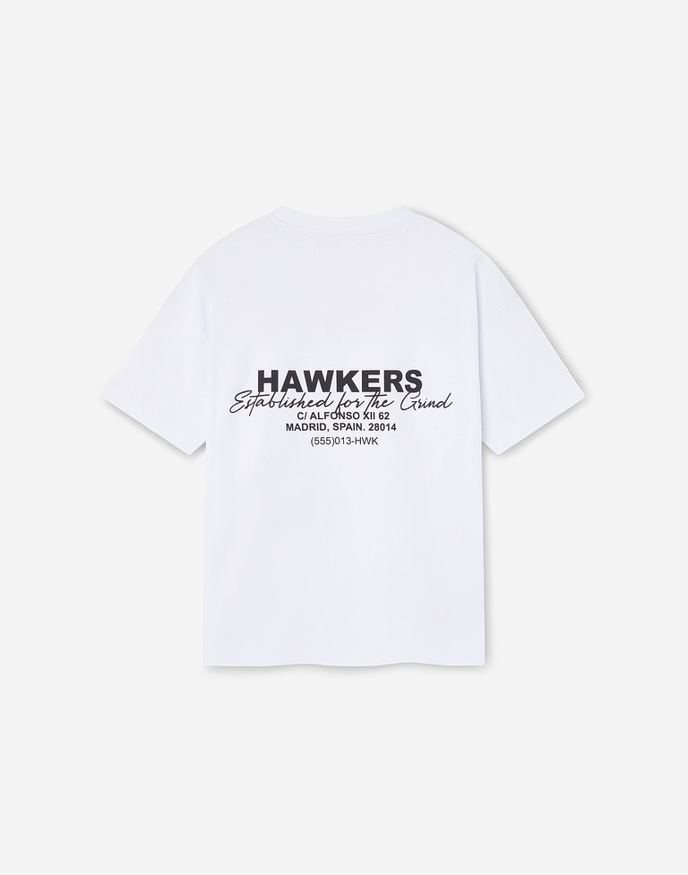 TEES Hawkers213 GRIND TEE - White