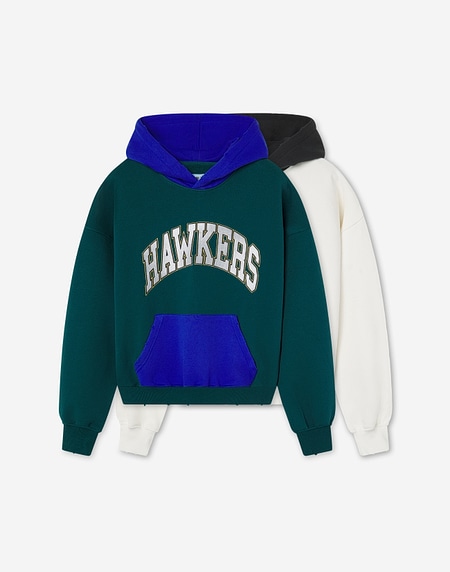HOODIES Hawkers213 2013 HOODIE - Green/Blue