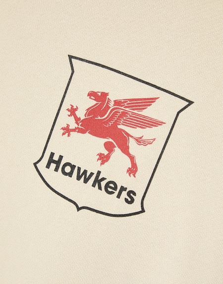 HOODIES Hawkers213 GAS HOODIE - Washed Ecru