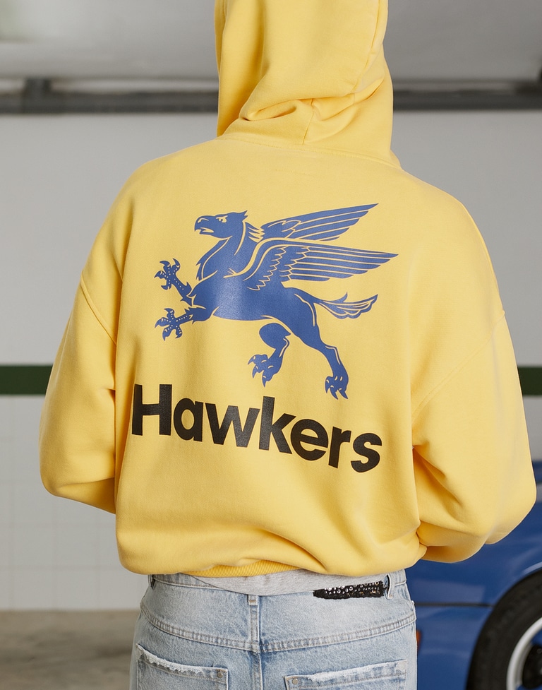 HOODIES Hawkers213 GAS HOODIE - Washed Yellow