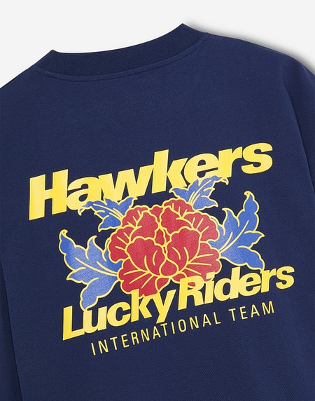 TEES Hawkers213 BLOSSOM TEE - Navy