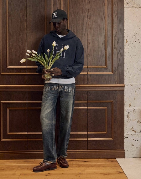 PANTS Hawkers213 STRASS DENIM - Indigo