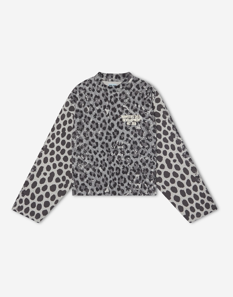LONGSLEEVE Hawkers213 SAUVAGE LONGSLEEVE - Grey Leopard