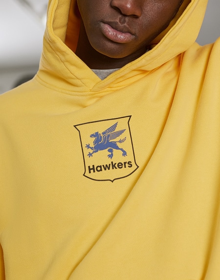 HOODIES Hawkers213 GAS HOODIE - Washed Yellow