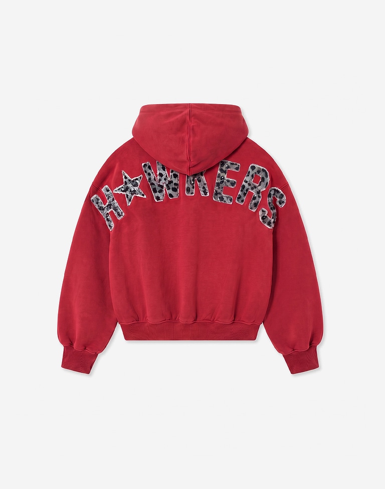 HOODIES Hawkers213 FAMOUS ZIPPER - Red